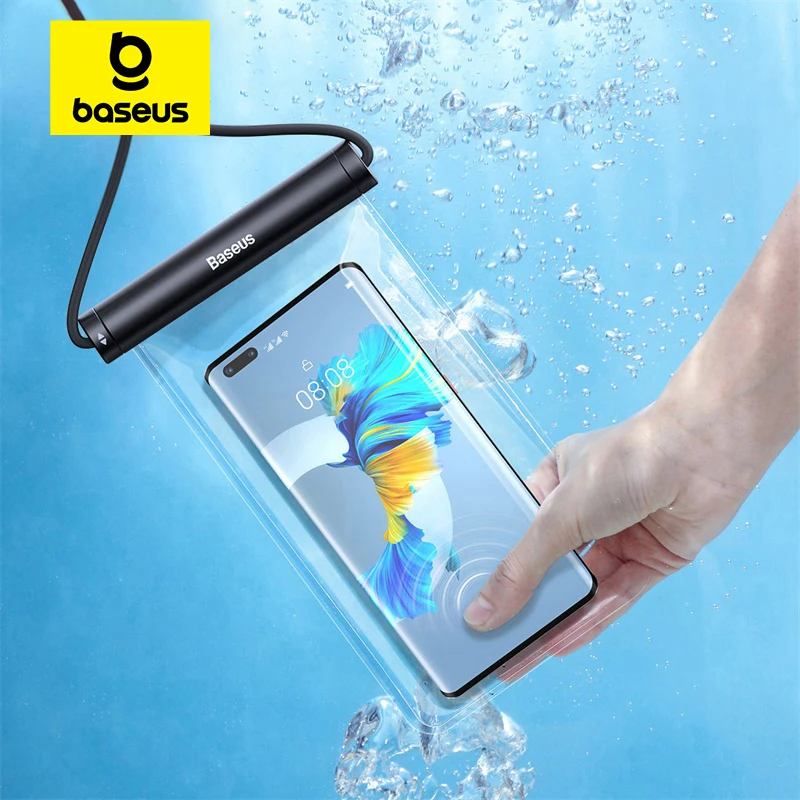 Baseus IPX8 funda impermeable para teléfono para IPhone 13 12 Samsung Xiaomi Universal natación submarinismo bolsa para teléfono funda - imagen 2