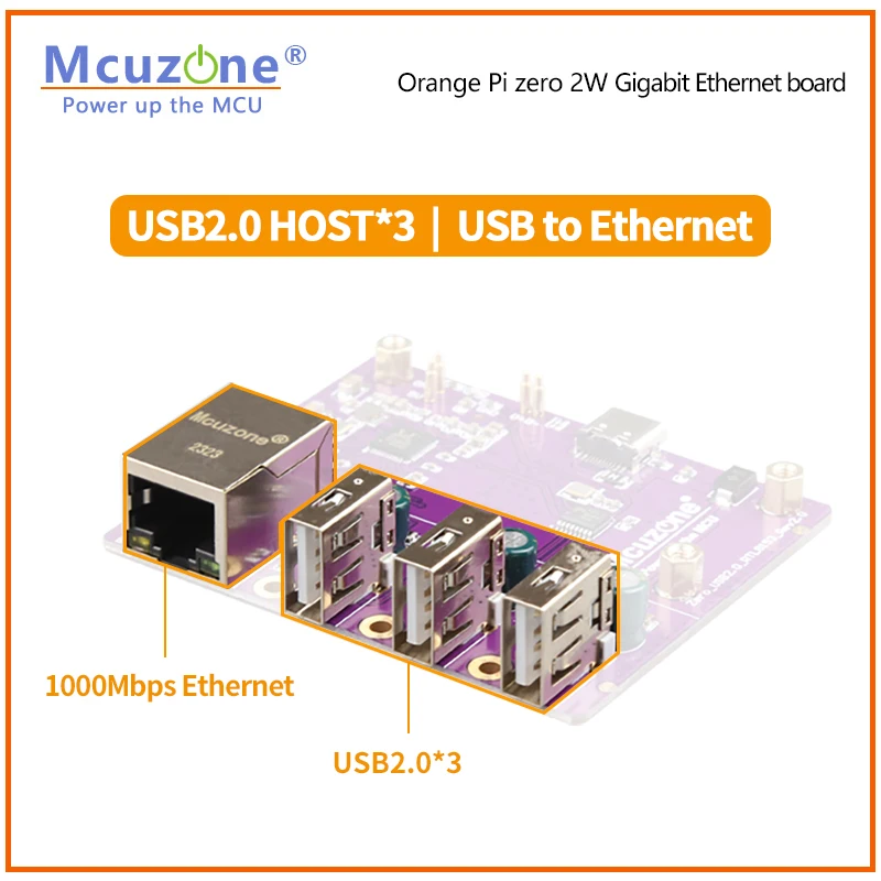 Orange Pi zero placa de expansión Gigabit Ethernet, 2W - imagen 5