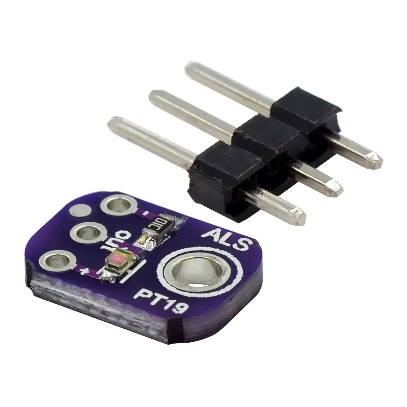 Módulo de Sensor de luz analógico de ALS-PT19, placa de ruptura de Sensor de luz de alto rango dinámico para Arduino, módulo de Sensor de luz UV de 2,5 V-5,5 V - imagen 2