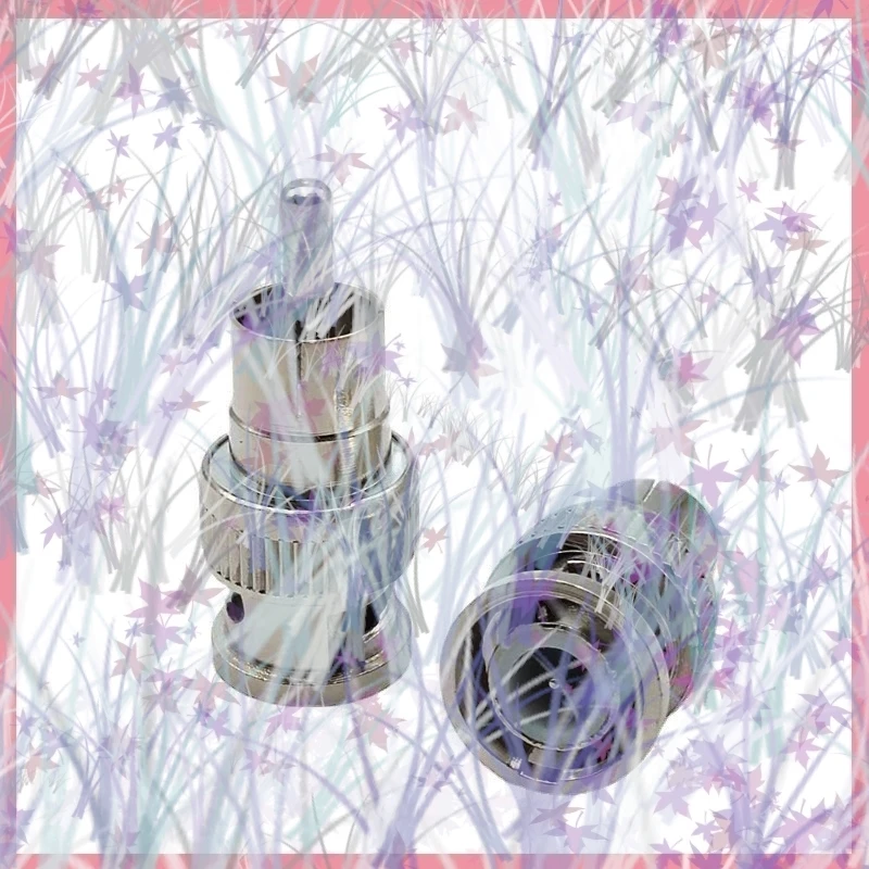 Adaptador de conector macho BNC a RCA para cámara de vigilancia CCTV, divisor Balun de vídeo, sistema de seguridad B6, 2/5/10 Uds.