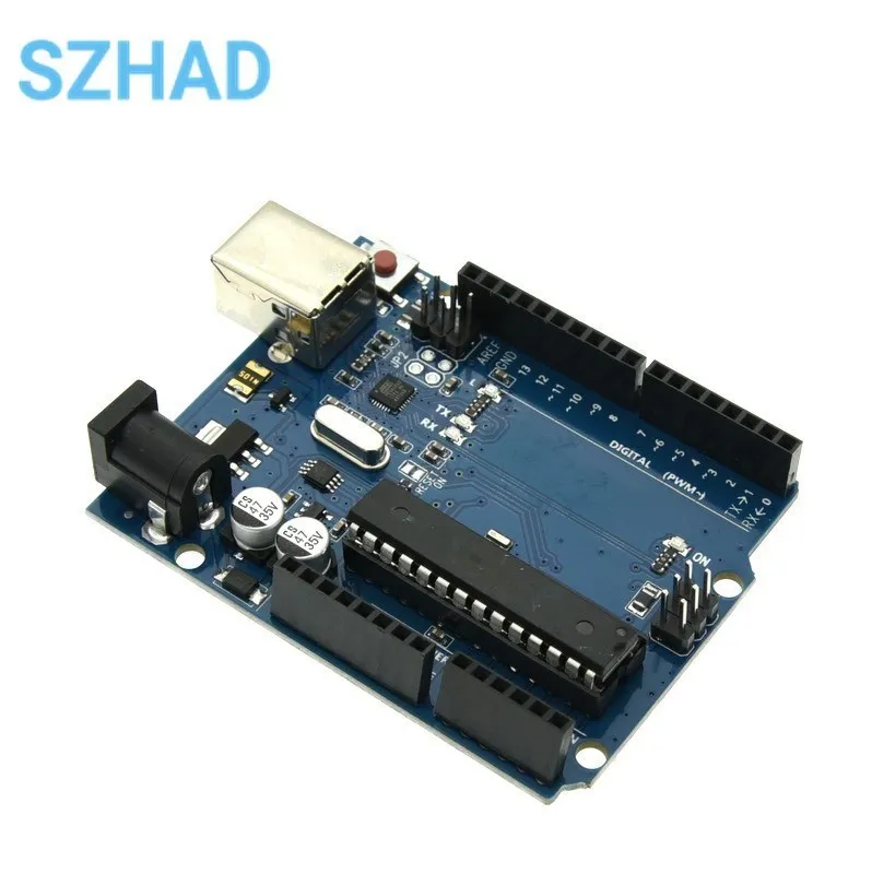 Para UNO R3 MEGA328P CH340 CH340G ATMEGA16U2 + MEGA328P Chip para UNO R3 Placa de Desarrollo + CABLE USB módulo IC briy Kit - imagen 2