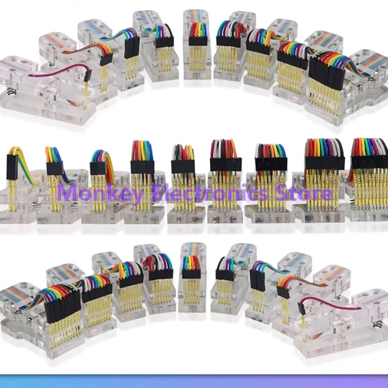 Prueba de grabación PCB 2,54 1,27 1,5 2,0 Pin de sonda de fijación estante de prueba de Pin de resorte descarga programación herramientas de prueba personalización de accesorios - imagen 5