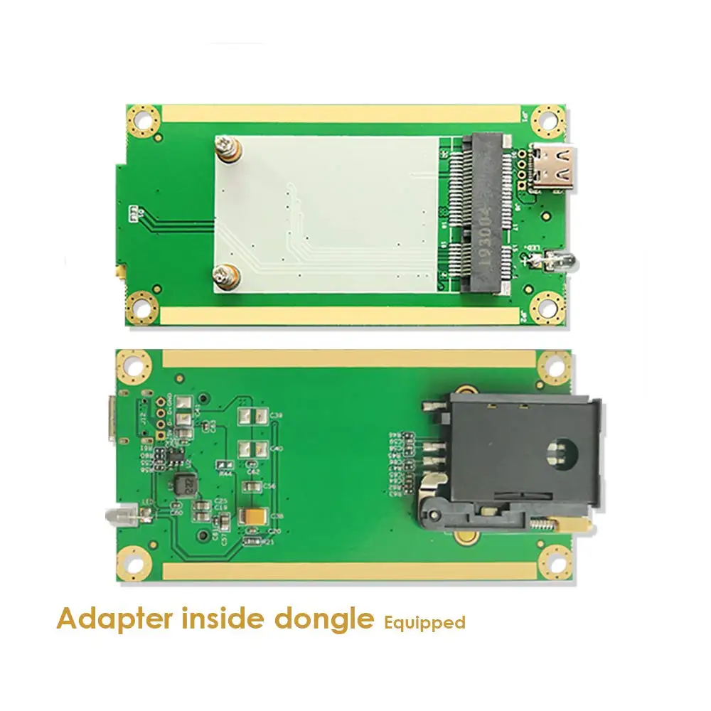 Mini adaptador PCIe a USB 4G LTE Industrial, Dongle Compatible con WWAN, módulo PCIe, Quectel, EC25-AF, EC25-E, red rápida - imagen 4
