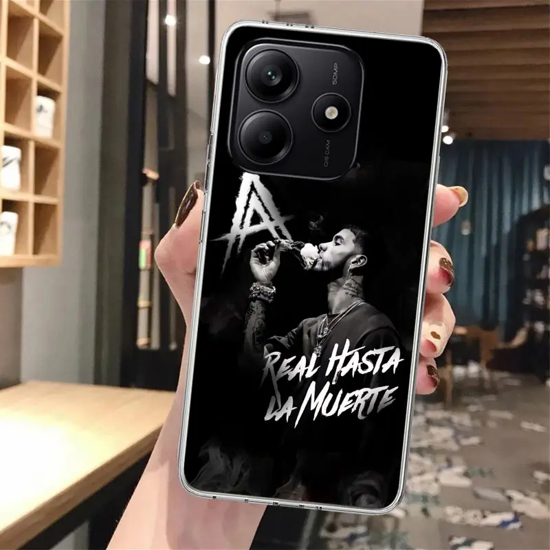 Anuel AA Real H-Hasta La M-Muerte funda de teléfono de silicona para Xiaomi Redmi Note 14 14S 13 12S 11 Pro Plus 11S 10 10S 11T 11E 4G 5G - imagen 4