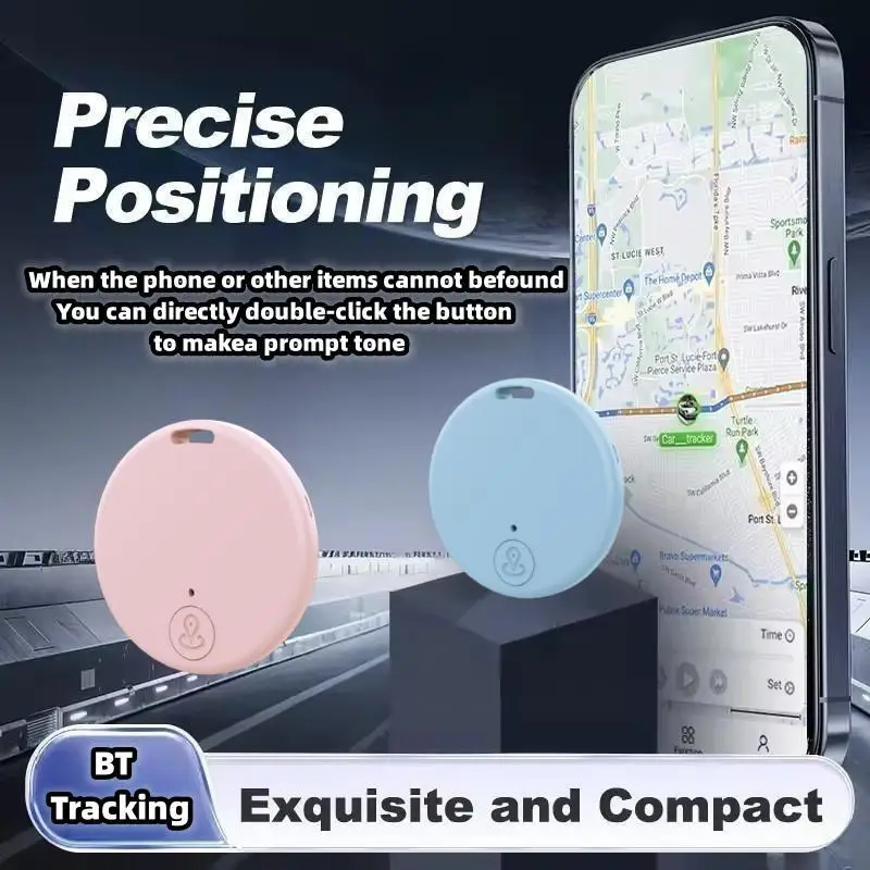 Rastreador de ubicación de dispositivo inteligente, rastreador mini GPS, utilizado para localizar carteras móviles, llaveros, perros de compañía, gatos y alarma antipérdida - imagen 3