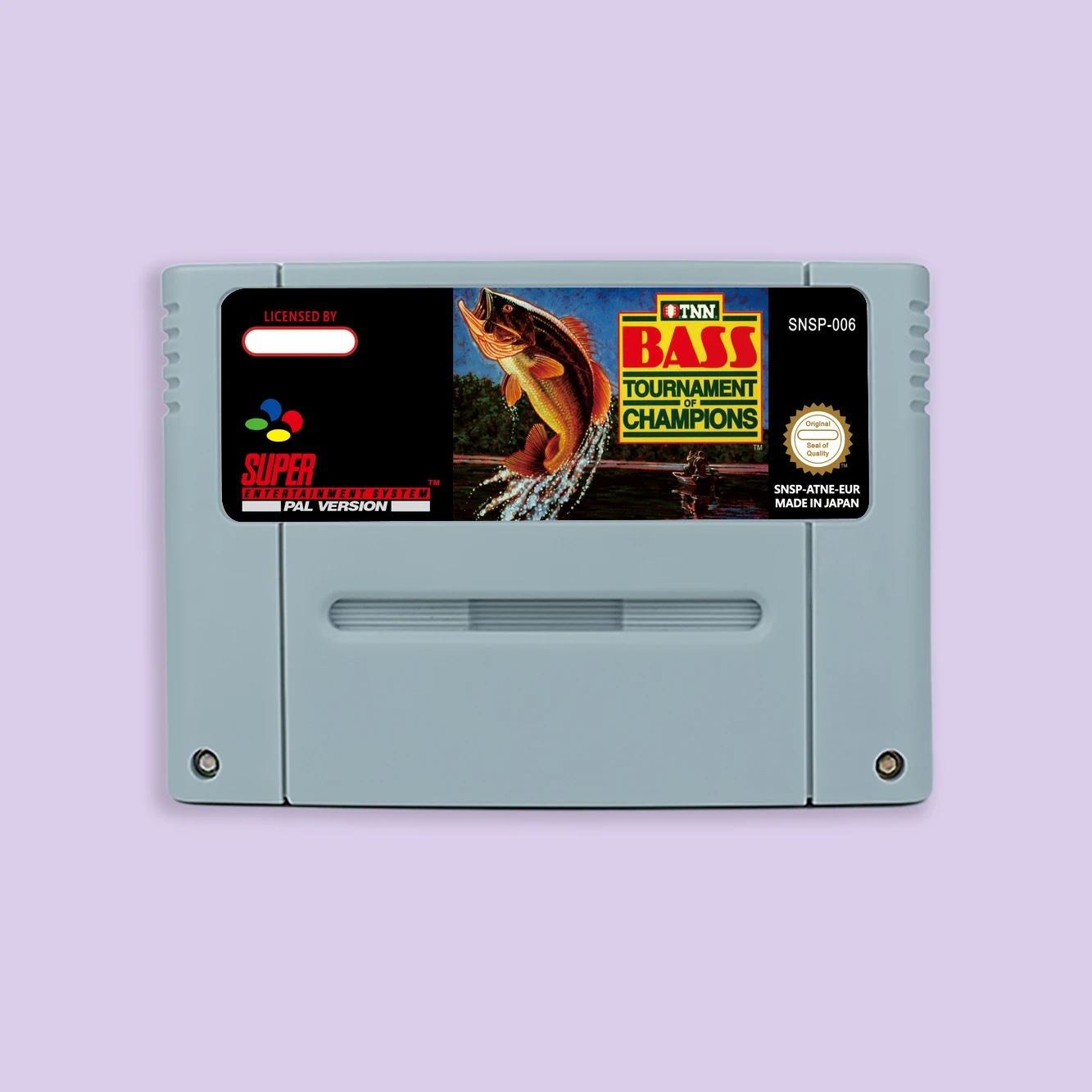 TNN Bass Tournament of Champions Juego RPG para SNES Tarjeta de juego individual de 16 bits con cartucho de consola de videojuegos USA NTSC o EUR PAL - imagen 2