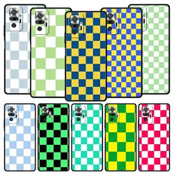 Funda Xiaomi Redmi Note 14/13/12 – Diseño Retro Ajedrez