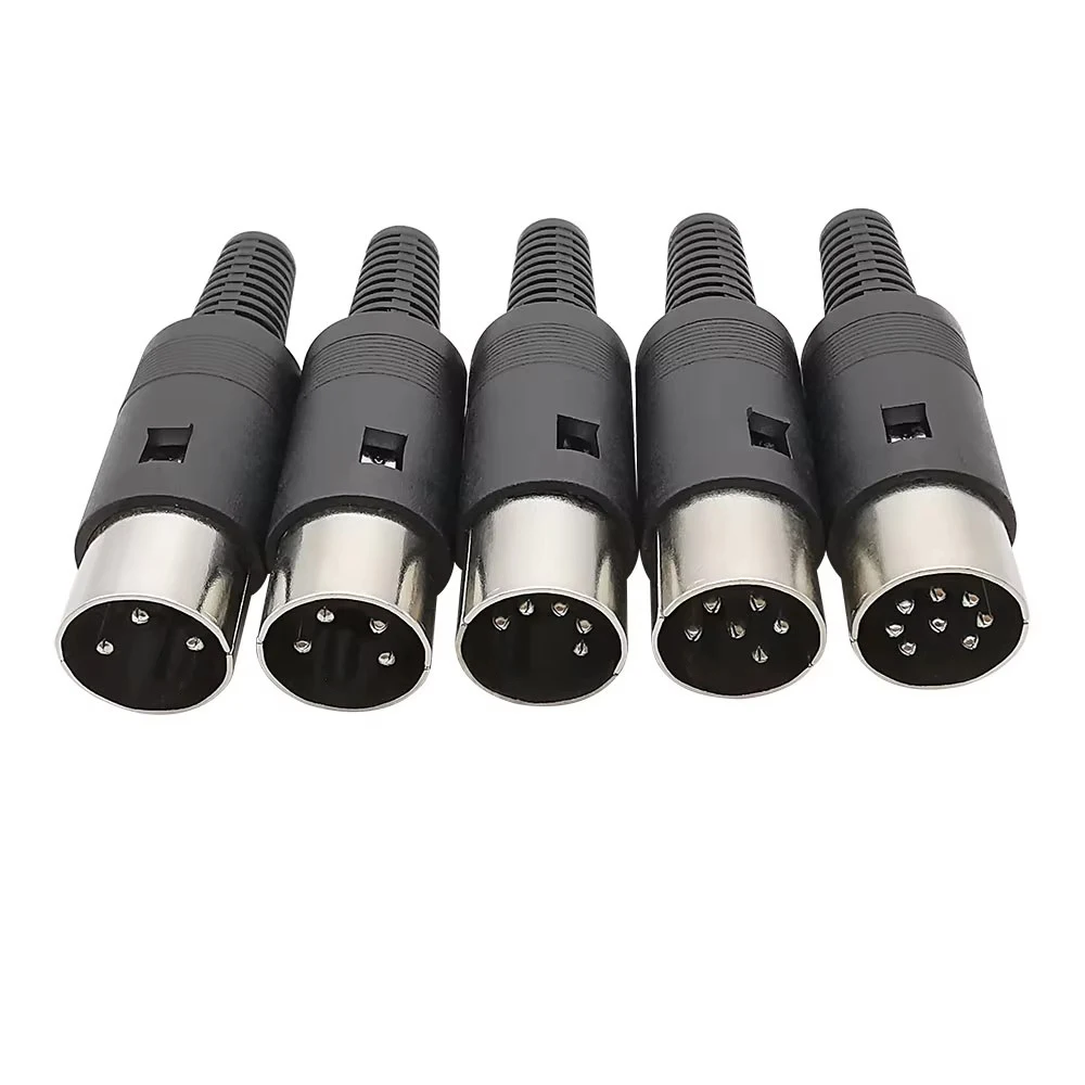 Adaptador DIN de chasis con conector macho-hembra y cable
