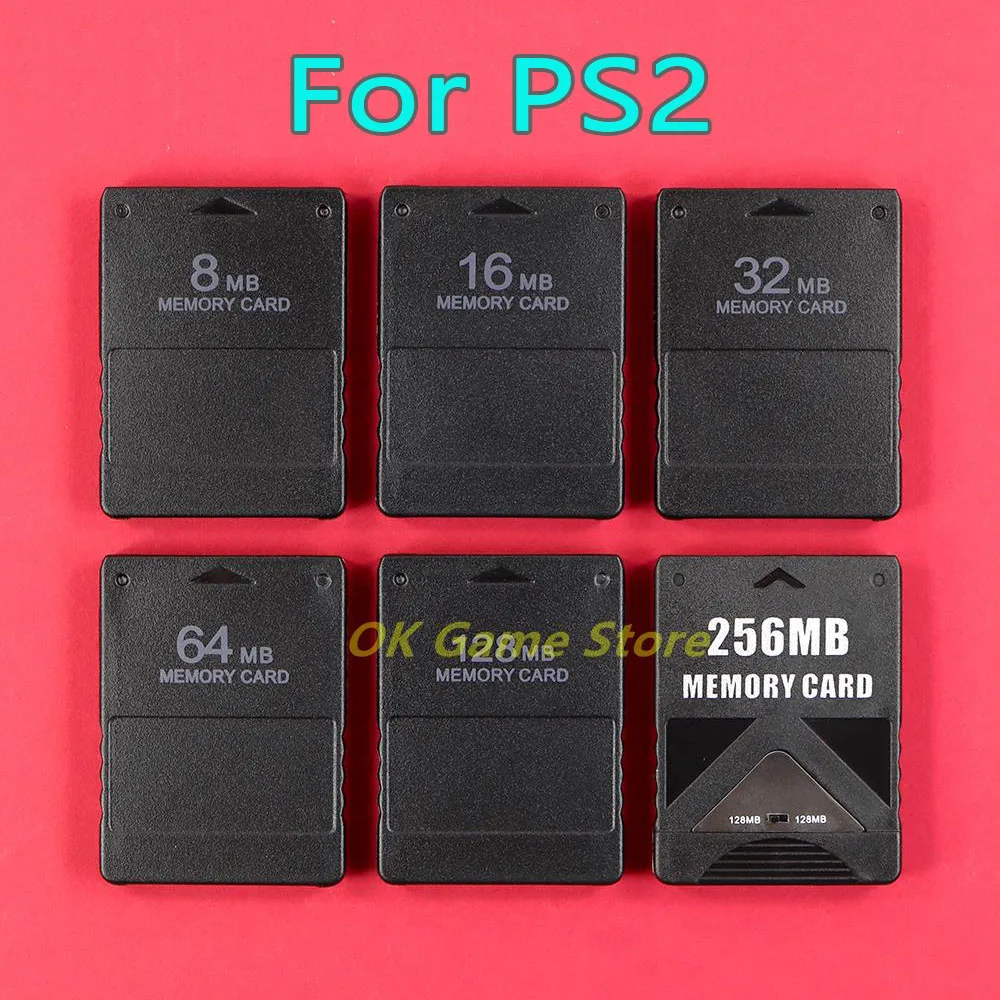 1 unidad para PS2 8MB 16MB 32MB 64MB 128MB 256MB tarjeta de memoria guardar datos módulo de juego tarjeta extendida para Sony PlayStation 2