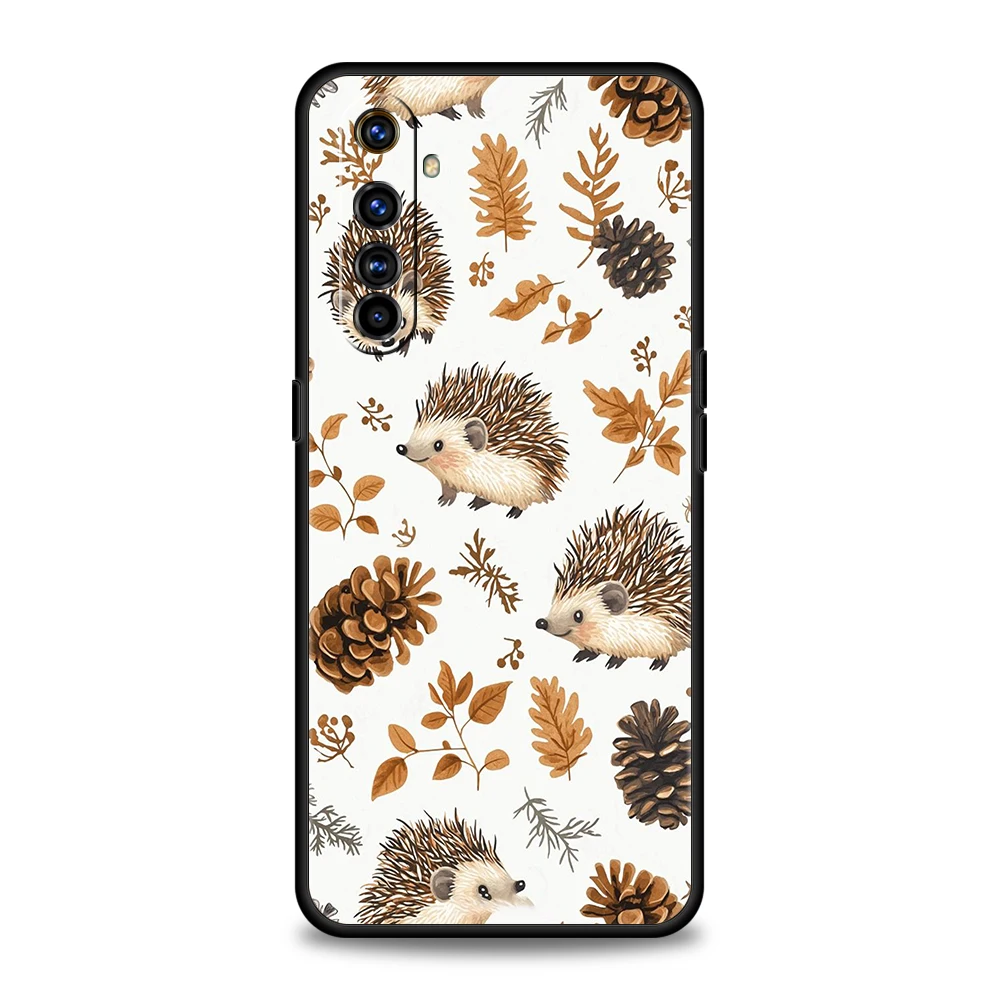 Funda de teléfono con bonito pequeño erizo para Realme 13 12 11 10 9 8 5G 7 C25 C35 GT5 GT3 GT2 Pro Plus para Realme GT Neo 2 3 3T 5 - imagen 3