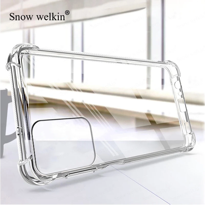 Funda de protección completa con amortiguador de Airbags para Motorola Moto G Power 2024 2023 2022 2021 2020, funda trasera transparente de TPU suave a prueba de golpes - imagen 3