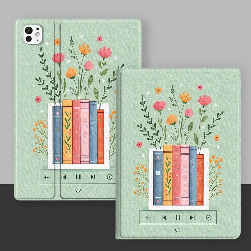 Tendencia estantería arte creativo para iPad Pro Mini 1 2 3 4 5 6 7 7ta generación 12,9 10,5 13 11 7,9 8,3 M4 pulgadas funda para tableta - imagen 3
