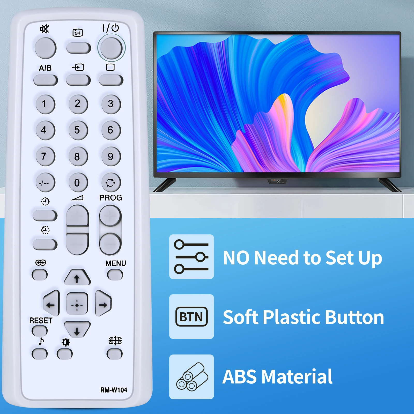 Mando a distancia para Sony FD, Trinitron, WEGA, TV, RM-W104, KV-XR29M83, nuevo, KV-XR34M50 - imagen 3