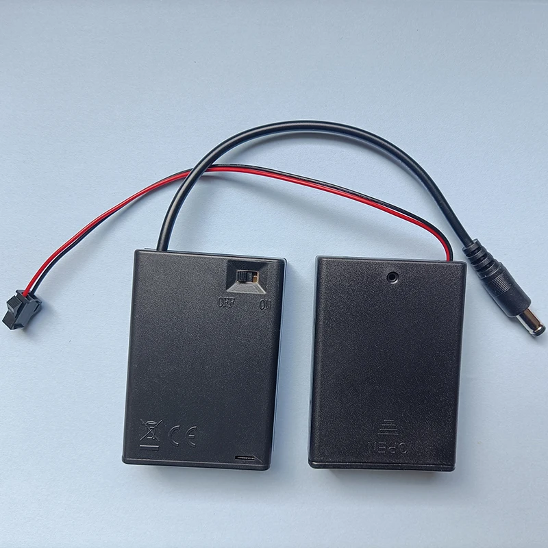 1 Uds AA 1,5 V * 3 número 5 caja de almacenamiento de batería con interruptor con encendido/apagado para PH2.0 XH2.54 SM terminal DC USB - imagen 5