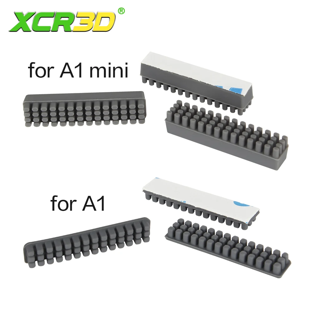 Boquilla limpiadora de silicona para Bambu Lab A1, Mini limpiaparabrisas con boquilla, cepillo de silicona, herramienta de limpieza montada en cama caliente para impresora 3D Bambulab - imagen 2