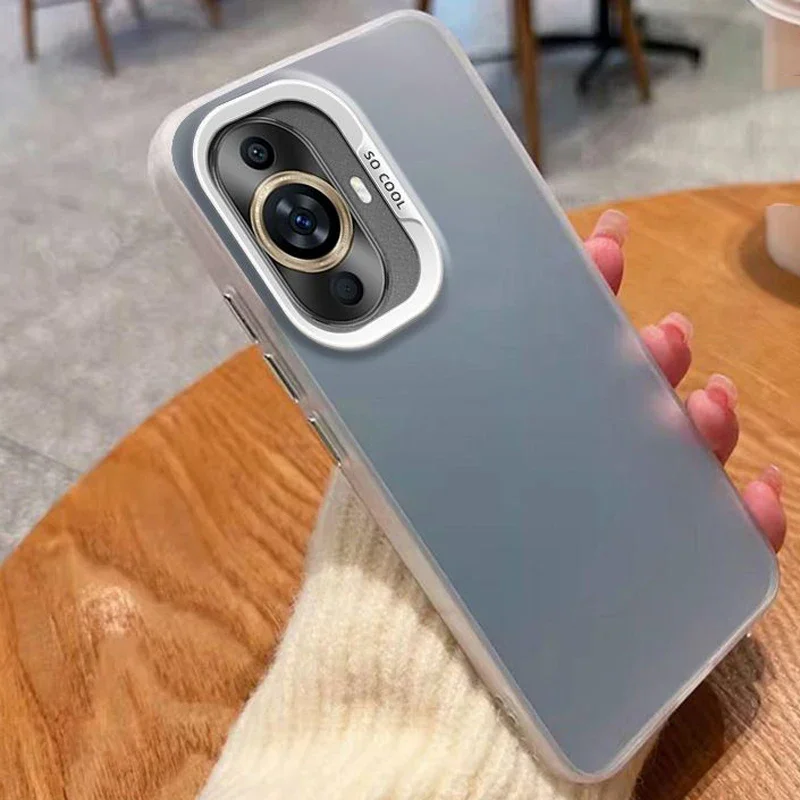 Para Huawei nova 12s funda Huawei nova 12s funda de teléfono NOVA12S fundas FOA-LX9 funda mate de piel Aurora metálica de lujo - imagen 3