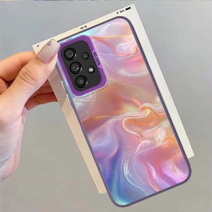 Funda colorida subacuática para Samsung Galaxy S23 S21 S22 S25 Note 20 Ultra S23 S24 FE S20 Plus, funda trasera para teléfono - imagen 4