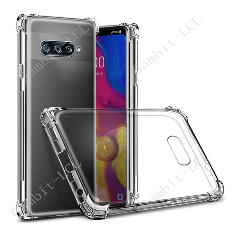 Para LG V60 ThinQ 5G LGV60 V60ThinQ 2020 6,8 "LM-V600, A001LG soporte de anillo trasero funda de teléfono suave Original cubierta a prueba de golpes - imagen 3