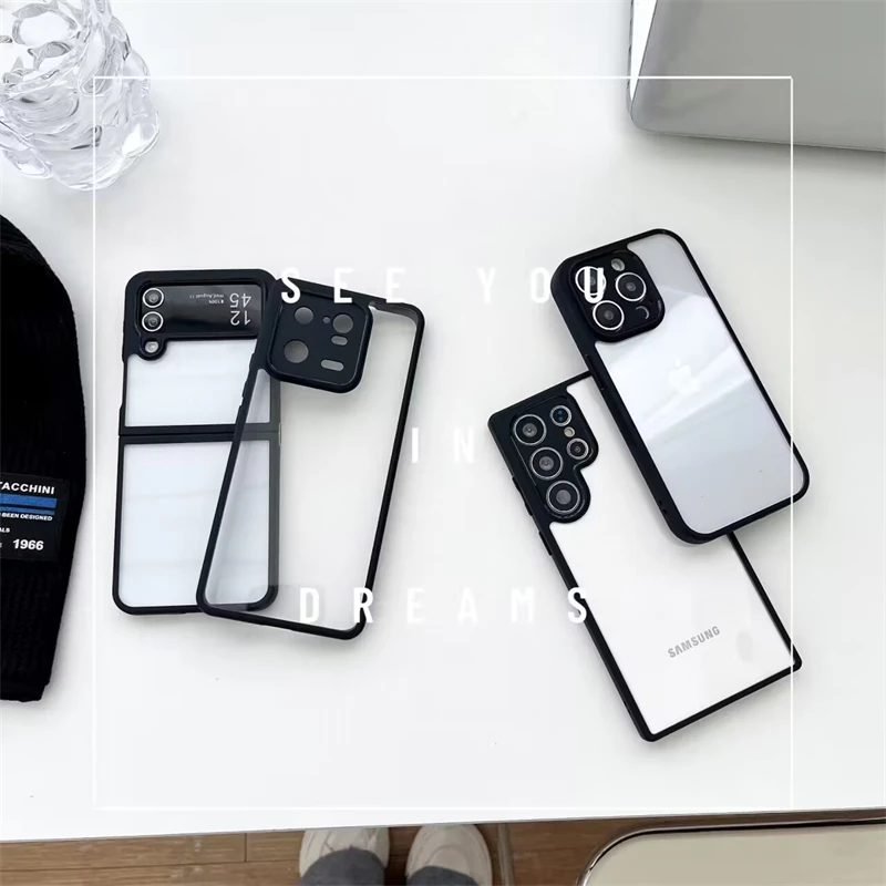 Funda de silicona TPU transparente a prueba de golpes para Samsung Galaxy S24 Plus Ultra S23 S22, funda protectora S24 - imagen 5