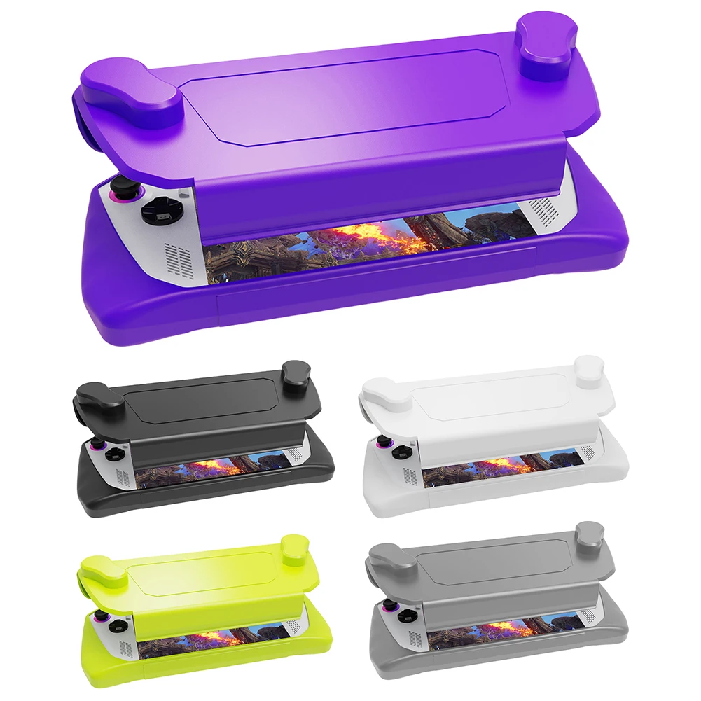 Funda protectora para consola, funda protectora suave a prueba de golpes, anticaída, antiarañazos, trasera con soporte para consola de juegos ASUS ROG Ally - imagen 3