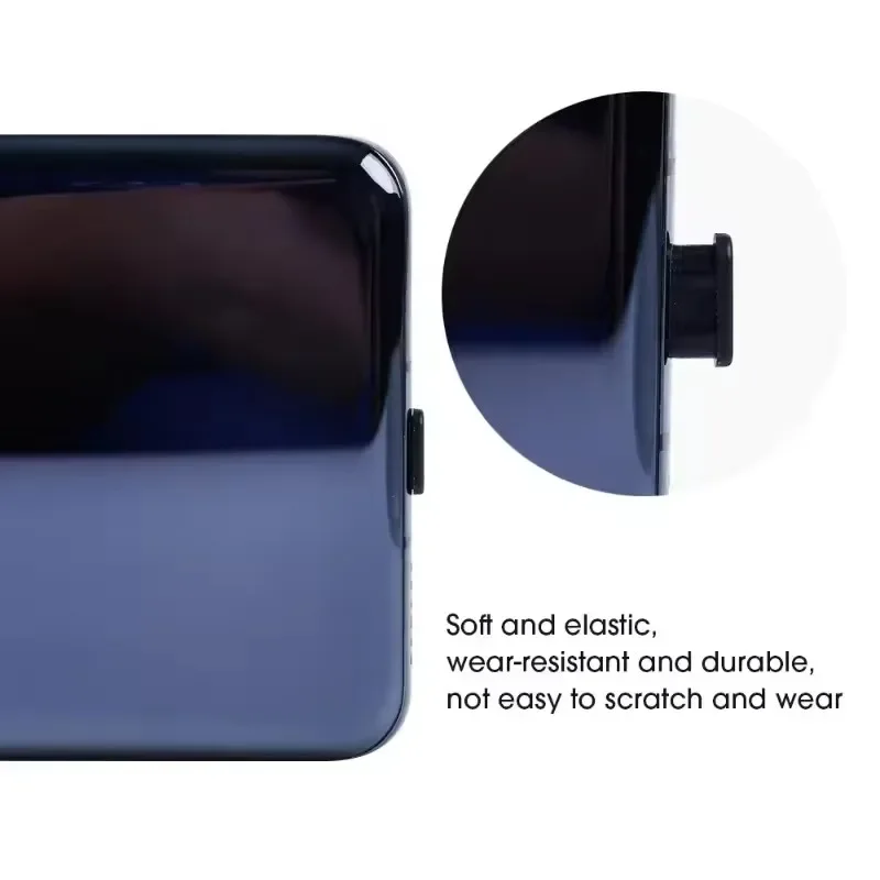 Protector de puerto de carga tipo C de silicona: tapa antipolvo para dispositivos iPhone 15 Plus/Pro Max, Xiaomi, Samsung - imagen 4