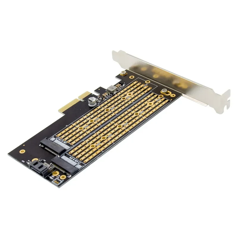 Adaptador PCI Express PCIE a M2 NVME SATA M.2 SSD PCIE adaptador NVME/SATA M2 PCI E adaptador SSD M2 a SATA tarjeta PCI-E llave M + tecla B - imagen 4