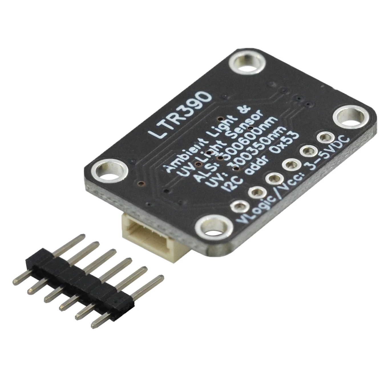 LTR390 280nm 430nm Sensor de luz de gravedad UV compatible con I2C UART 3,3 V 5V para detección de intensidad de luz experiencia meteorológica - imagen 4