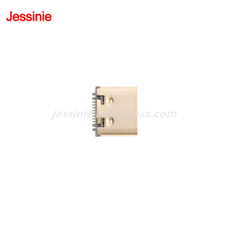 50 uds/5 uds USB tipo C 16P enchufe hembra conector Horizontal de 4 pines interfaz de transmisión de alta definición enchufe de carga rápida - imagen 2