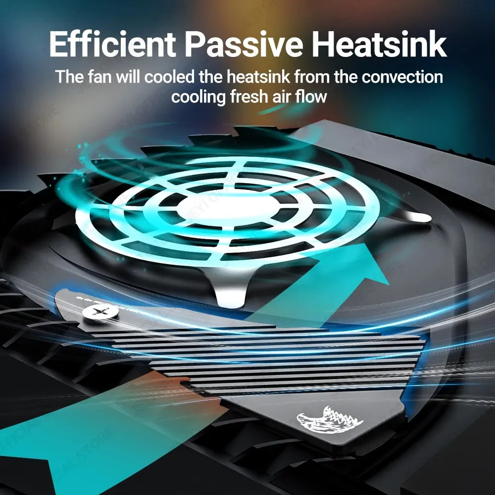 Disipador de calor JEYI PS5 M.2, almohadillas térmicas de disipación de calor de enfriador de aluminio sólido de área grande para Playstation 5 PCIe 4,0 M.2 NVMe - imagen 3