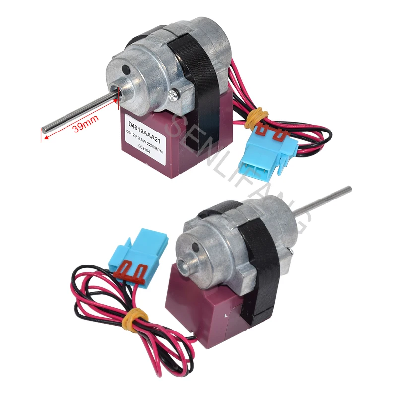 Motor de ventilador de refrigerador D4612AAA13 D4612AAA21 nuevo DC12V 2,5 W 2200RPM dos líneas para congelador - imagen 3