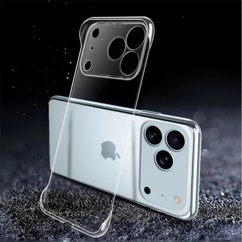 Funda de teléfono dura de plástico transparente delgada sin marco para iPhone 17 16 15 14 Plus 13 12 Mini 11 Pro Max 16e 17 Air Cover - imagen 3