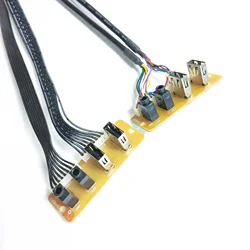 Panel Frontal PC 2x USB 2.0 Audio HD 3.5mm Chasis 65mm