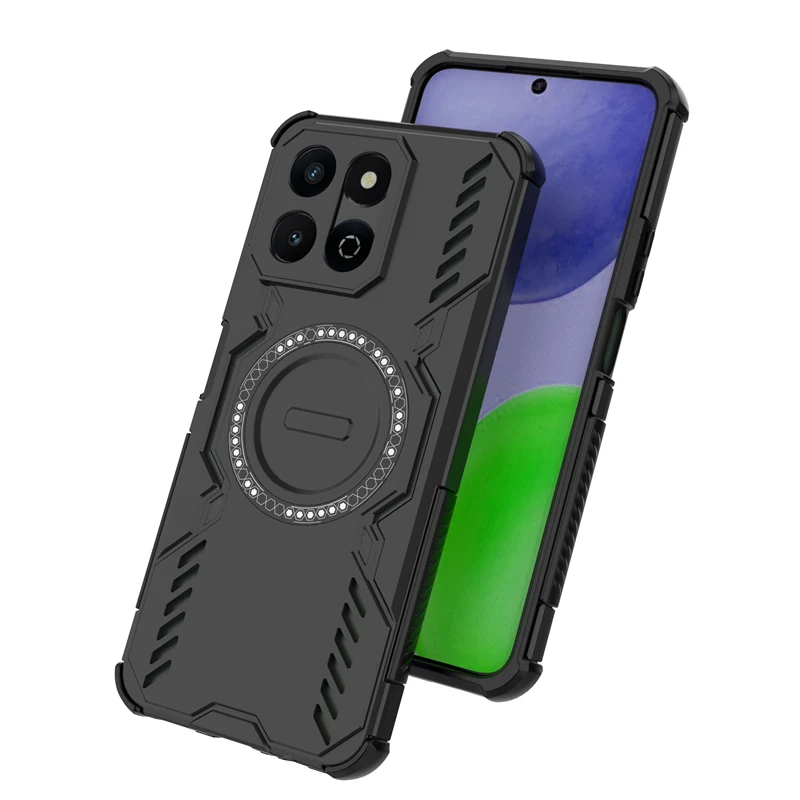 Funda de teléfono con disipación de calor para Honor X7c 4G, pieza de atracción magnética para Honor X7c 4G Global чехол, Funda trasera - imagen 3