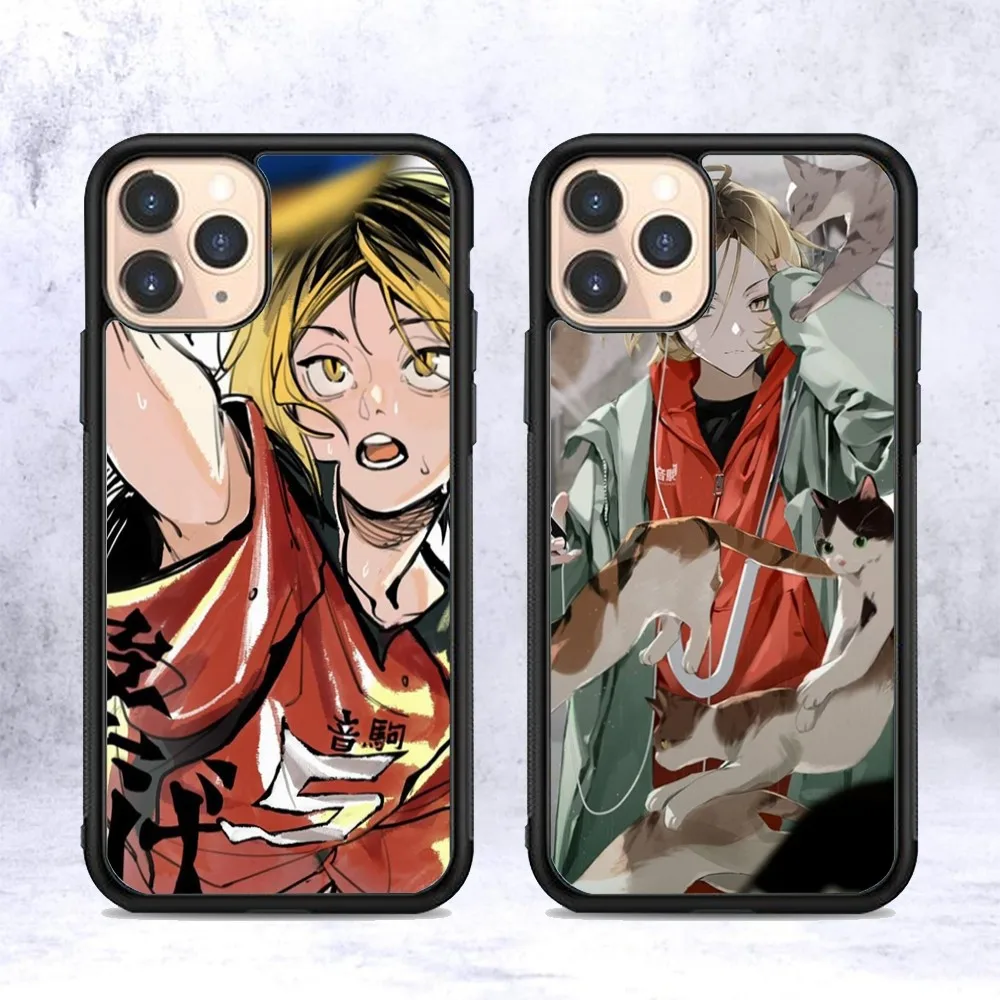 Haikyuu Kozume Kenma funda de teléfono de silicona PC + TPU para IPhone 11 12 13 14 15 16 Plus Pro Max - imagen 3