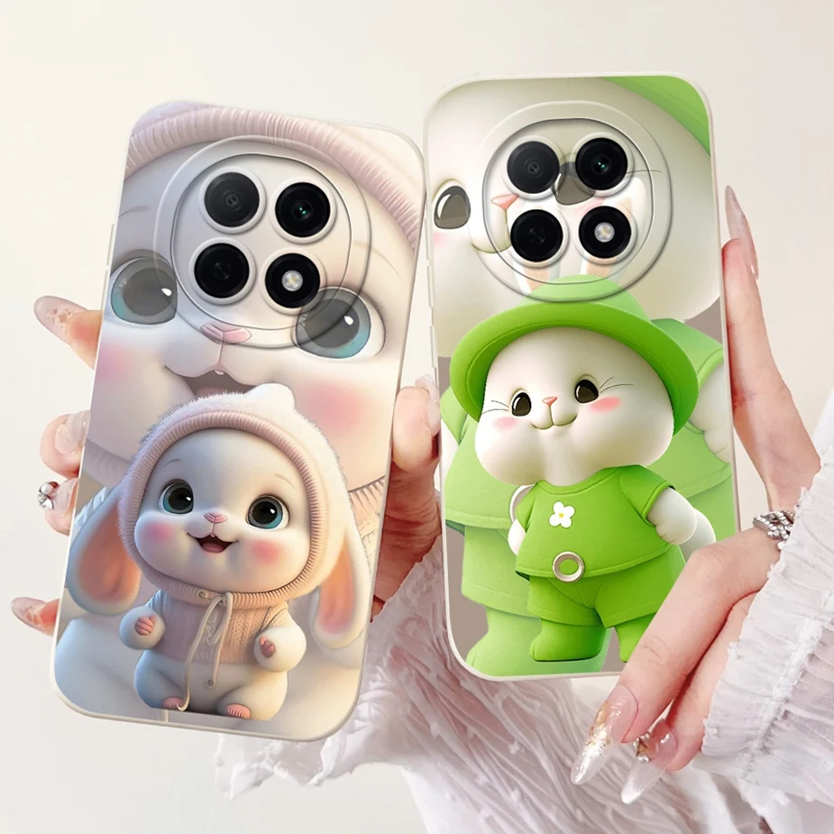 Para Oppo F29 Pro 5G funda CPH2705 lindo conejo cubierta de dibujos animados suave TPU mate funda de teléfono para Oppo F29 Pro F29Pro 5G funda trasera Coque - imagen 4