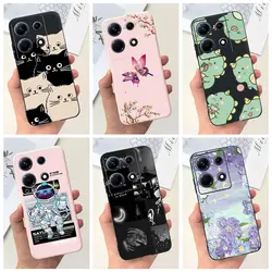 Infinix Note 30 Funda Trasera Dibujos Animados Silicona TPU Suave