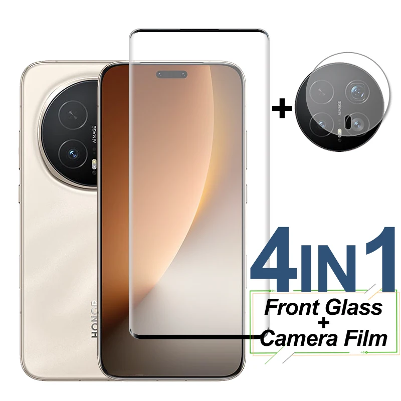 Cubierta completa de vidrio templado para Honor Magic8 Pro Glass Magic 8 Pro, Protector de pantalla, película protectora para lente de cámara de teléfono Magic8 Pro
