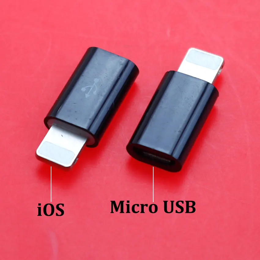 Adaptador de conector Micro USB IOS tipo C, convertidor de Cable de carga macho a hembra para iPhone, Xiaomi, Samsung, S8, Huawei, IPad - imagen 4