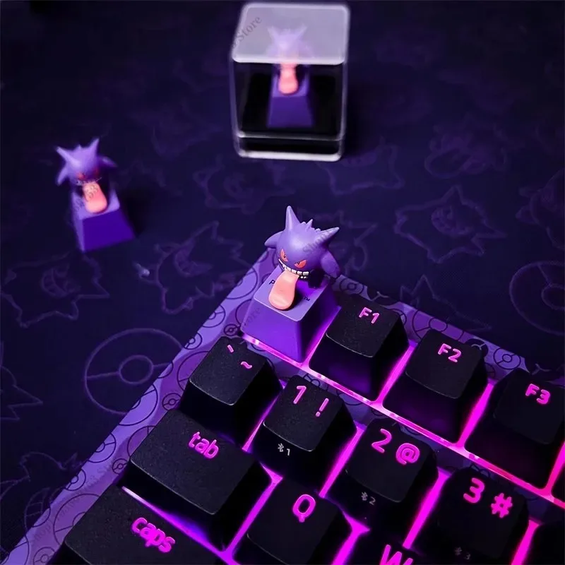 Razer Pokemon Gengar Edition Keycap Anime teclas periféricas se adapta a todos los teclados mecánicos y ópticos Razer regalos del Festival - imagen 5
