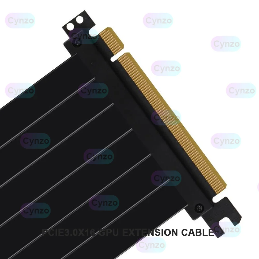 PCIe3.0x16 elevador de 90 grados, Cable de extensión de tarjeta gráfica, marco de caja de PC abierto adaptador de transferencia de cinta extensora PCI Express - imagen 5