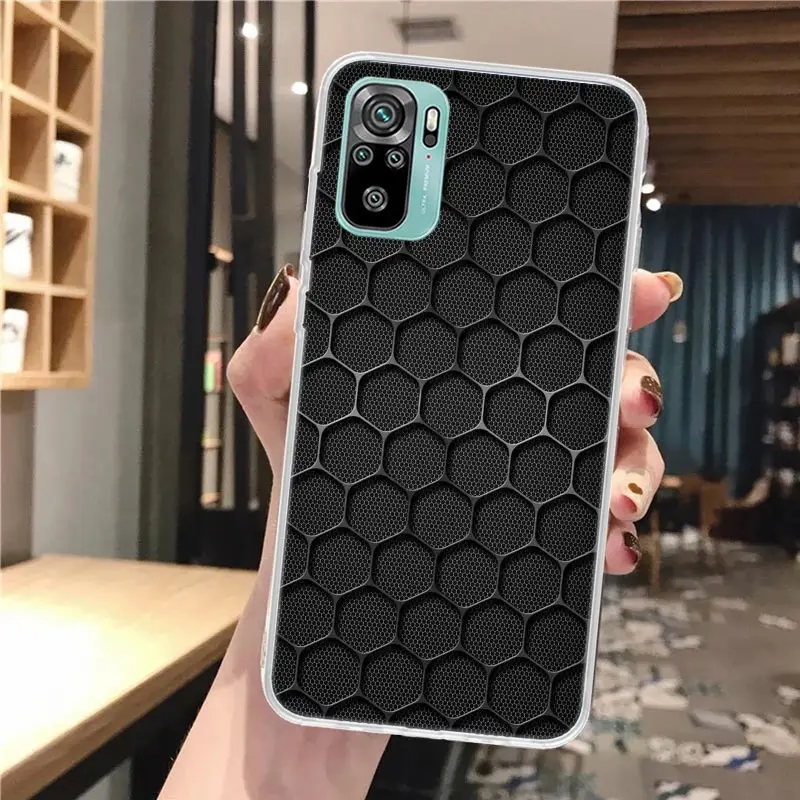 Funda de teléfono de silicona con patrón de carbono forjado para Xiaomi Redmi 12 12C 13 13C 14C 10 10A 10C 9 9A 9C 9T 8 8A 7 7A 6 6A K70 K60 K20 K40 - imagen 3