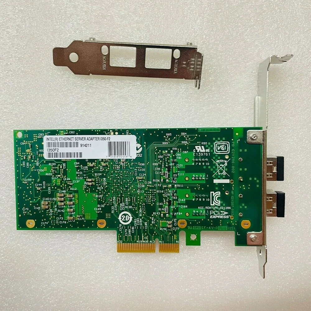Para Intel I350-F2 PCI-E X4 SFP multimodo doble puerto Gigabit Ethernet tarjeta de red Lan de fibra óptica - imagen 4
