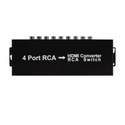 Convertidor RCA a HDMI – Conmutador AV para DVD, PS2 y N64