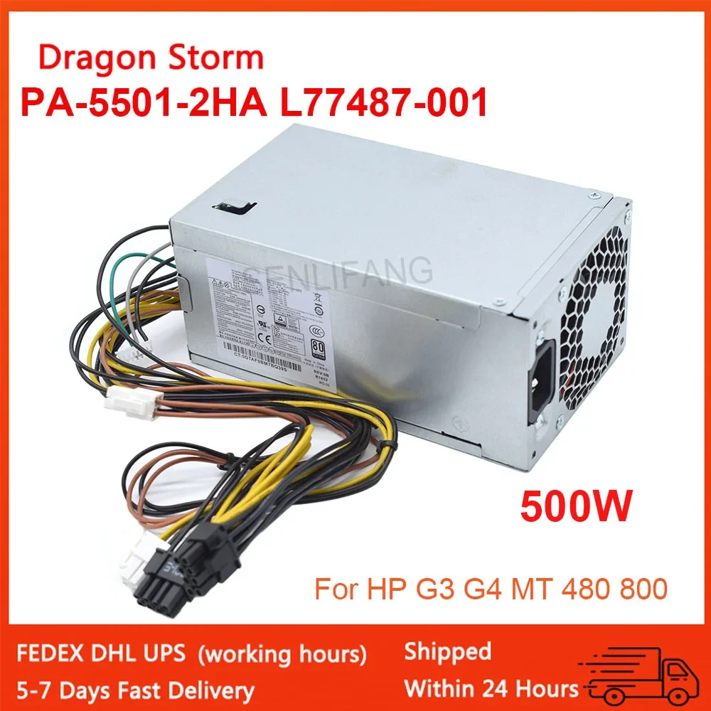 Nuevo 100-240V para HP 480 280 288 680 800 600 400 G3 G4 500W fuente de alimentación L77487-001 L89233-001 PA-5501-2HA PCG007