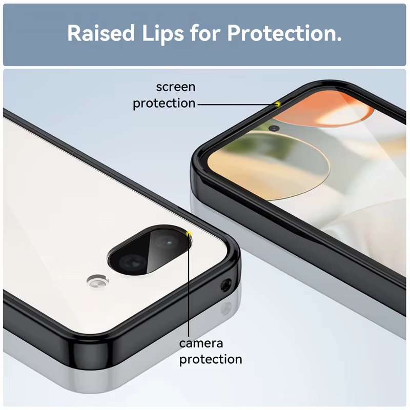 Funda transparente colorida de TPU para Google Pixel 9A Pixel 9 Pro XL, funda protectora transparente, Coque Capa - imagen 3