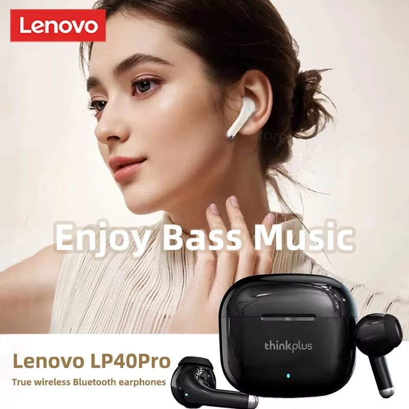 Choice Lenovo LP40 Pro TWS auriculares inalámbricos Bluetooth V5.1 auriculares intrauditivos con reducción de ruido auriculares deportivos impermeables nuevos - imagen 3