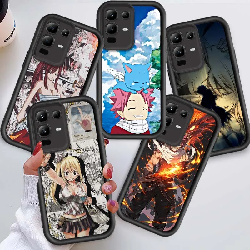 Funda de Anime Fairy Tail para Infinix Note 12 G96 2023 30 40 50 40S 50X VIP Pro Plus 5G funda de teléfono con escalera de ojos