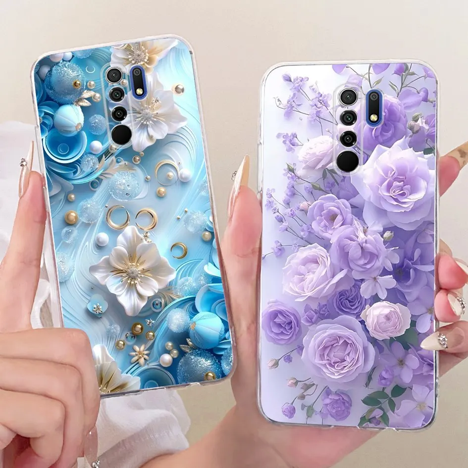 Para Xiaomi Redmi 9 funda Cool Dragon Tiger dibujos animados suave silicona transparente TPU contraportada para Xiaomi Redmi 9 Prime Redmi9 fundas de teléfono - imagen 3