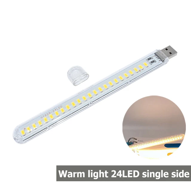 24 LEDS Warm white