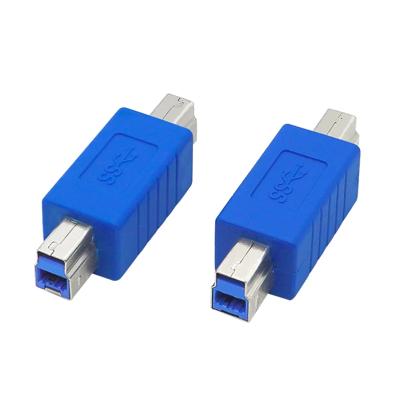 1 paquete de adaptador de conexión USB 3,0 tipo B macho a B macho (2 paquetes USB 3,0 B/M a B/M)